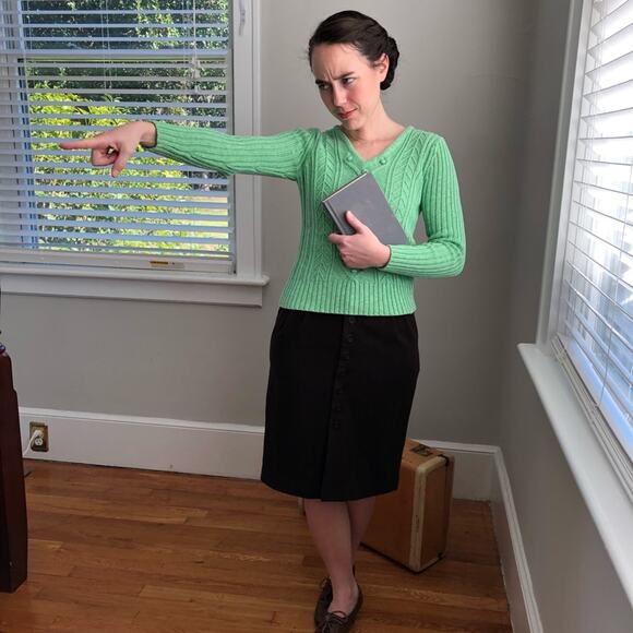 IZOD Mint Green Sweater, Size PS - Picture 3 of 6